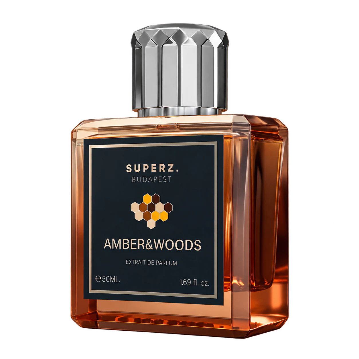 Superz Amber&Woods parfümös üveg
